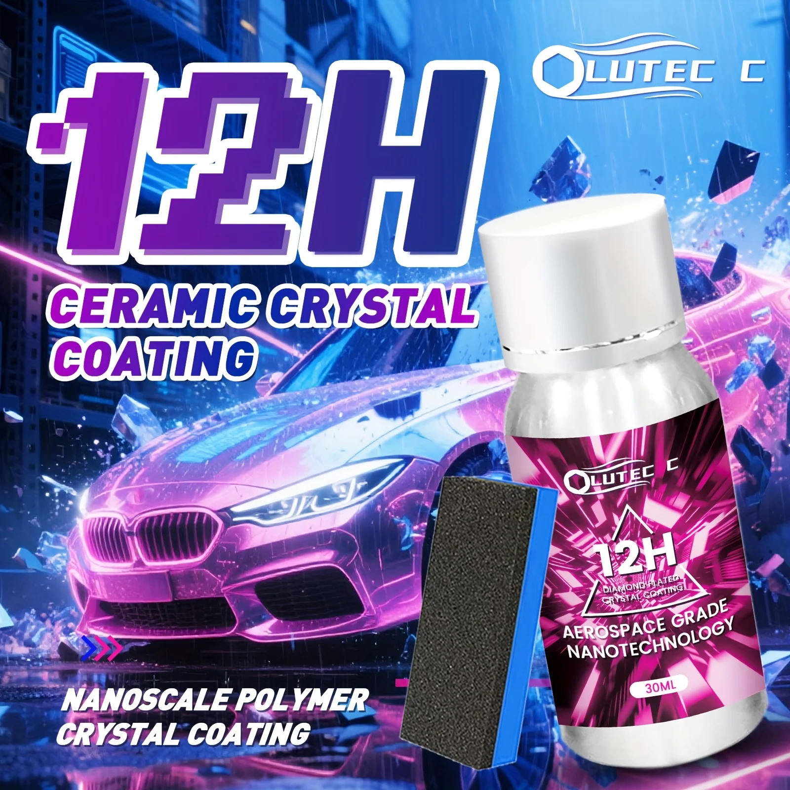 12H нанокерамическое покрытие для автомобилей, сверхтвердость, глянцевая, защита от ультрафиолета, устойчивый к царапинам комплект для ремонта и полировки автомобильной краски
12H нанокерамическое покрытие для автомобилей, сверхтвердость, глянцевая, защита от ультрафиолета, устойчивый к царапинам комплект для ремонта и полировки автомобильной краски