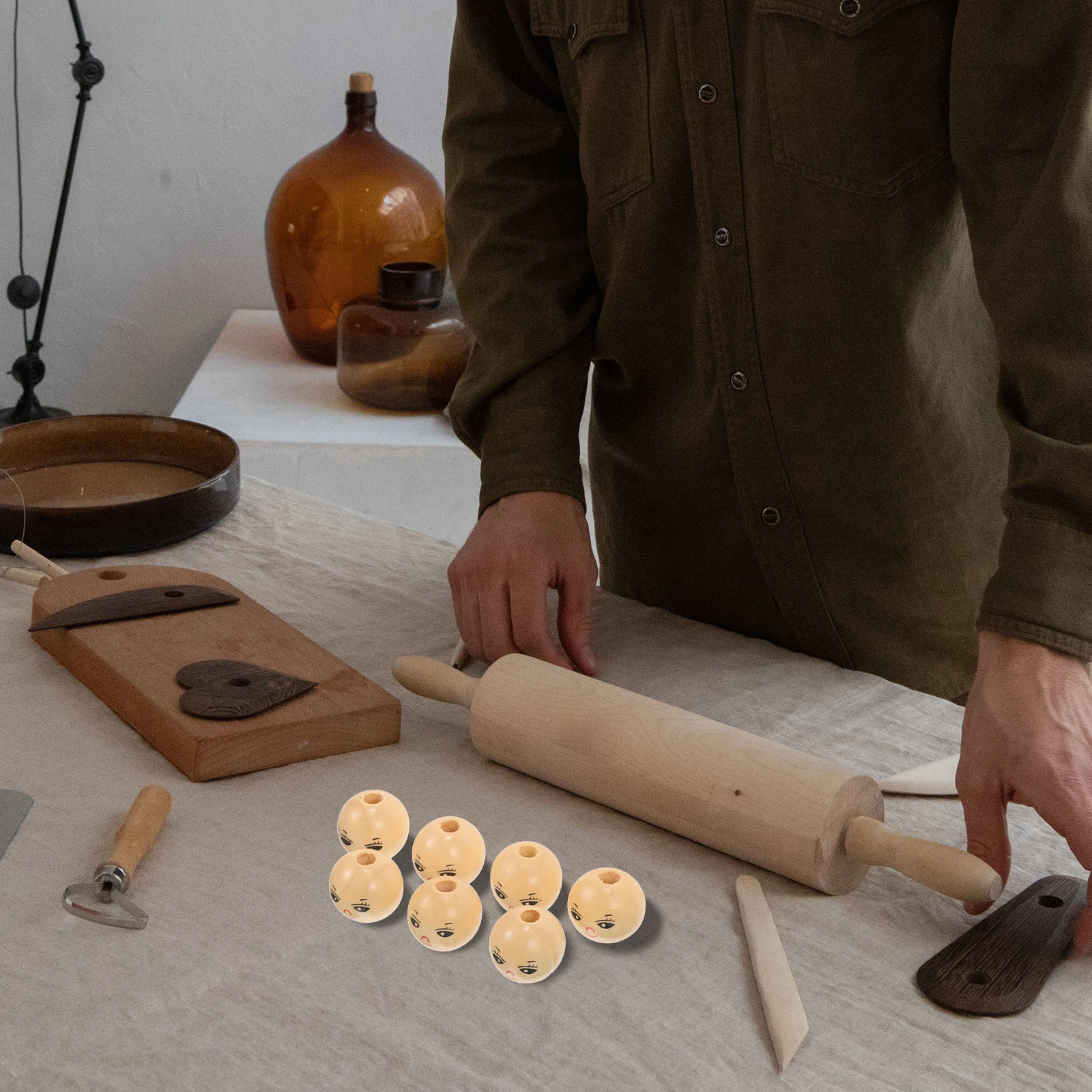 50pcs Smile Face Wooden 0.86 Inch Natural Wood Beads For Jewelry Making Craft Diy Bracelet Pendant Spacer Small Wooden Beads
50pcs Smile Face Wooden 0.86 Inch Natural Wood Beads For Jewelry Making Craft Diy Bracelet Pendant Spacer Small Wooden Beads