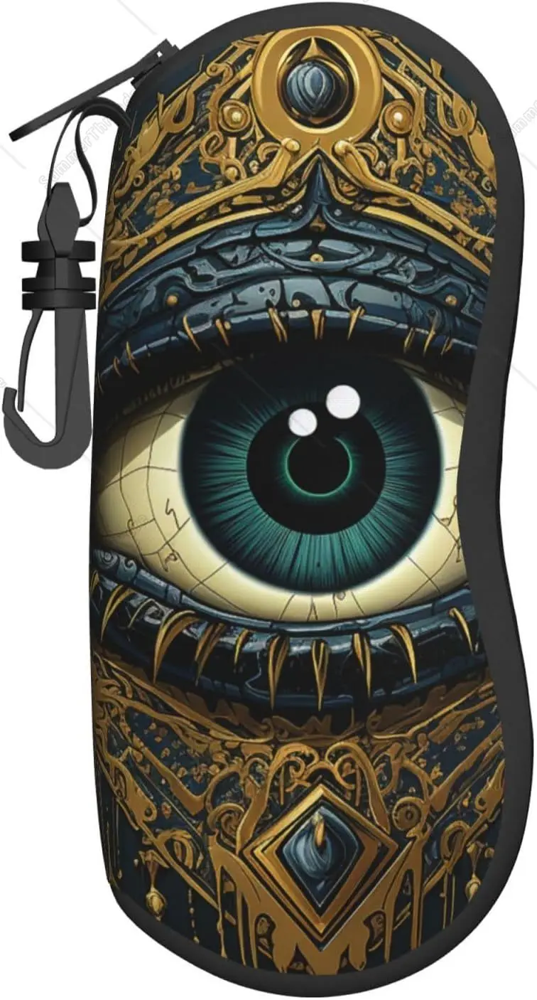 Золотой чехол для солнцезащитных очков Evil Eye Magic Talisman для мужчин и женщин, мягкий ультралегкий неопреновый чехол для очков на молнии с зажимом для ремня, черный
Золотой чехол для солнцезащитных очков Evil Eye Magic Talisman для мужчин и женщин, мягкий ультралегкий неопреновый чехол для очков на молнии с зажимом для ремня, черный