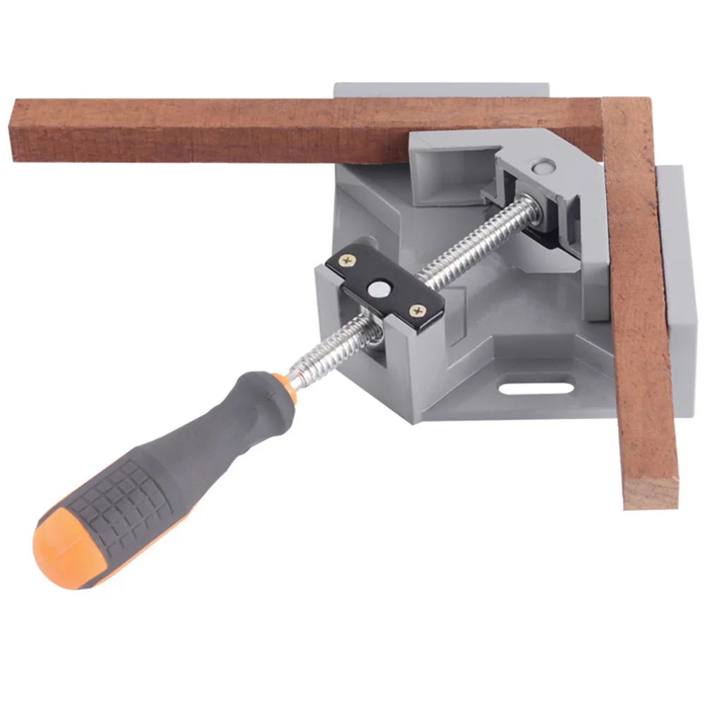 90 Degree Angle Clamp Aluminum Alloy Corner Vise Adjustable Durable Woodworking Photo Frame Furniture Drilling Right Angle
90 Degree Angle Clamp Aluminum Alloy Corner Vise Adjustable Durable Woodworking Photo Frame Furniture Drilling Right Angle