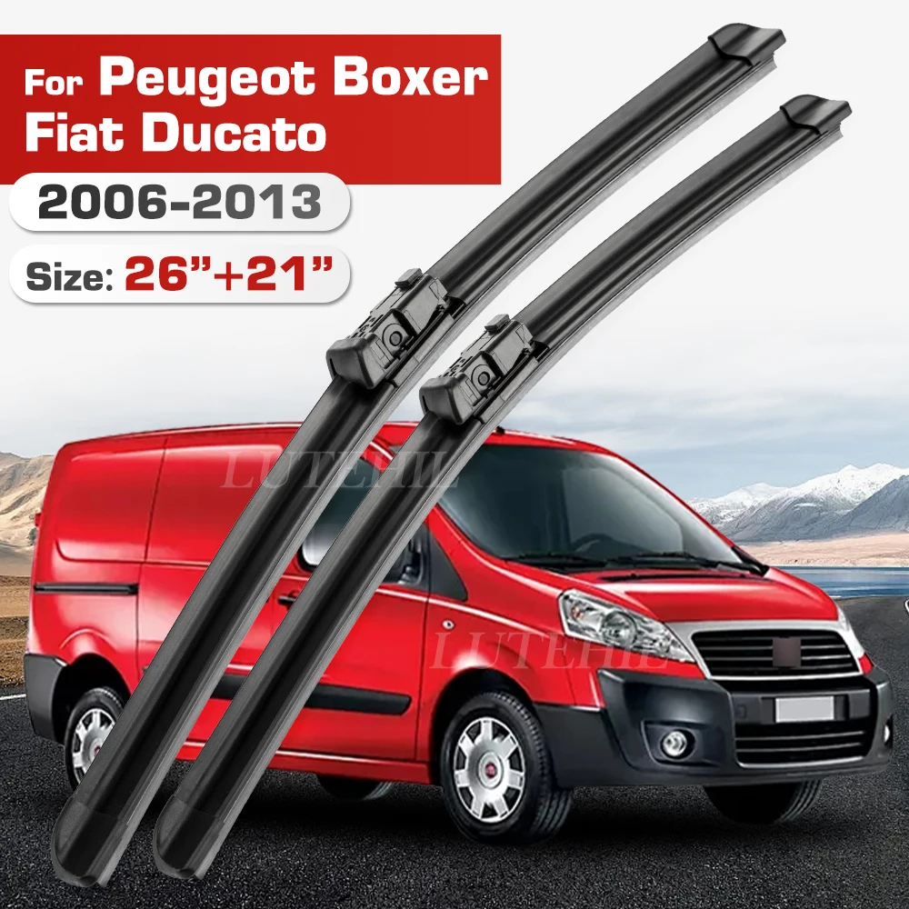Wiper For Peugeot Boxer Fiat Ducato 2006-2013 2007 2008 2009 2010 Front Blades Windshield Windscreen Window Brush 26"+21"
Wiper For Peugeot Boxer Fiat Ducato 2006-2013 2007 2008 2009 2010 Front Blades Windshield Windscreen Window Brush 26"+21"