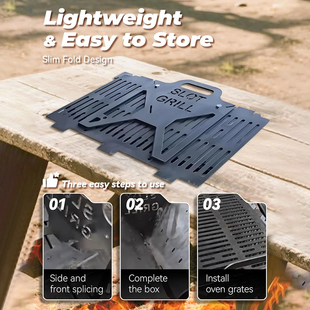 Collapsible BBQ Grills,Small Folding Upgraded Thickened Metal Grills For Outdoor,For Backyard Patios Gatherings Camping Picnics
Collapsible BBQ Grills,Small Folding Upgraded Thickened Metal Grills For Outdoor,For Backyard Patios Gatherings Camping Picnics