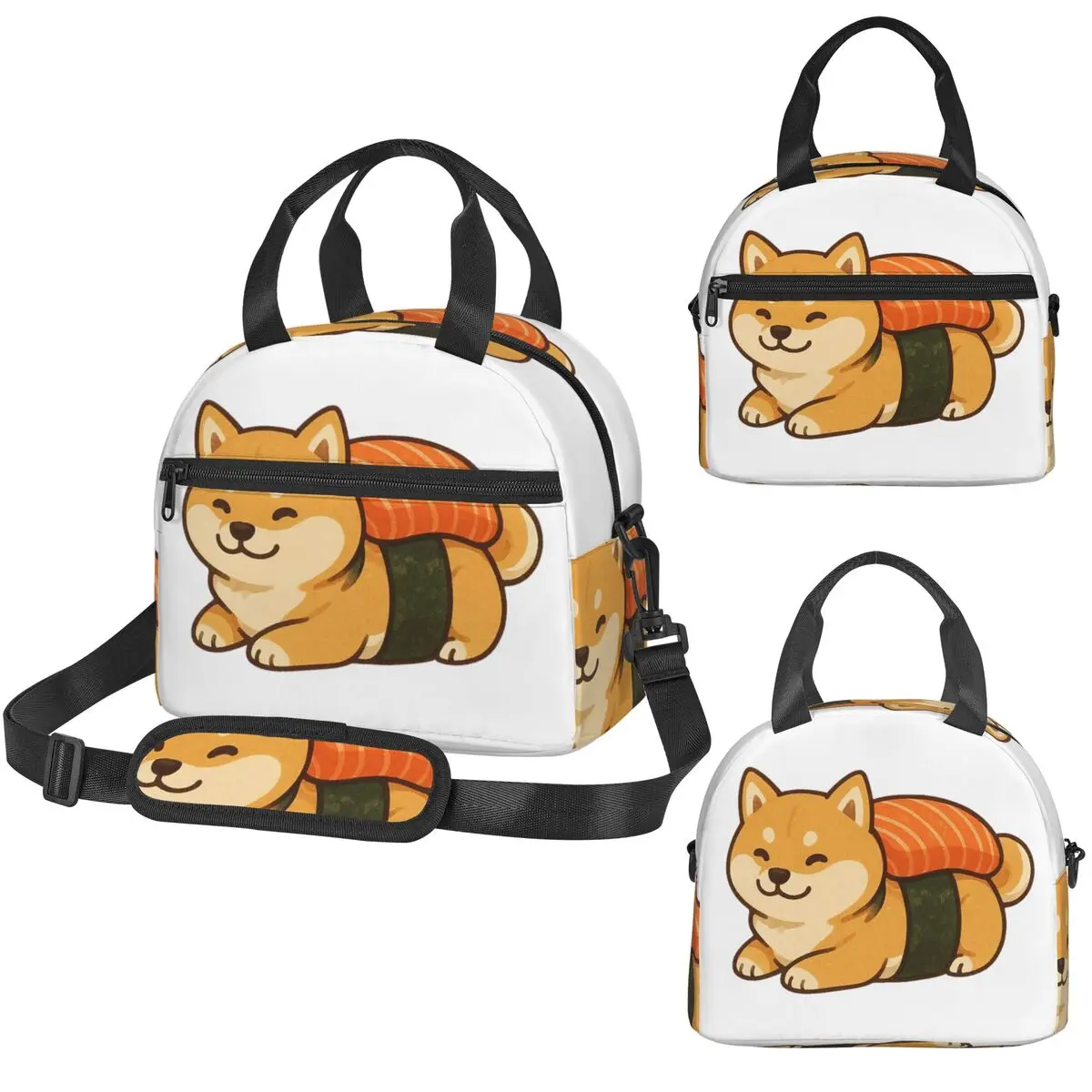 Sushi Cute Shiba Inu Dog Insulated Lunch Bag for Kids School Cooler Thermal Box Tote Portable Lunch Boxes
Sushi Cute Shiba Inu Dog Insulated Lunch Bag for Kids School Cooler Thermal Box Tote Portable Lunch Boxes