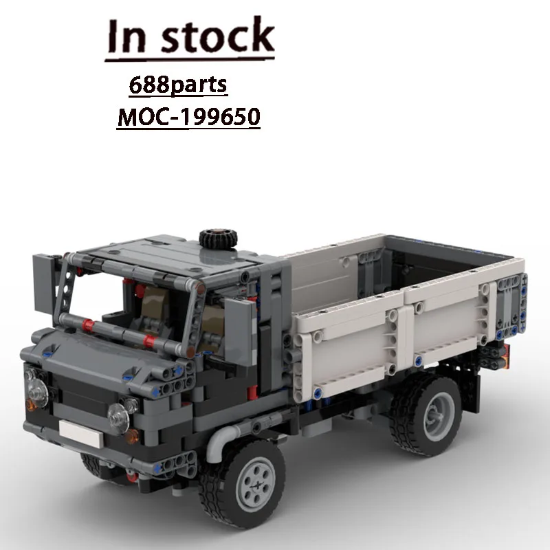 MOC-199650 New Classic Cargo Semi-Truck Dump Truck Building Block Model 688 Parts Boys Children's Birthday Christmas Toy Gift
MOC-199650 New Classic Cargo Semi-Truck Dump Truck Building Block Model 688 Parts Boys Children's Birthday Christmas Toy Gift