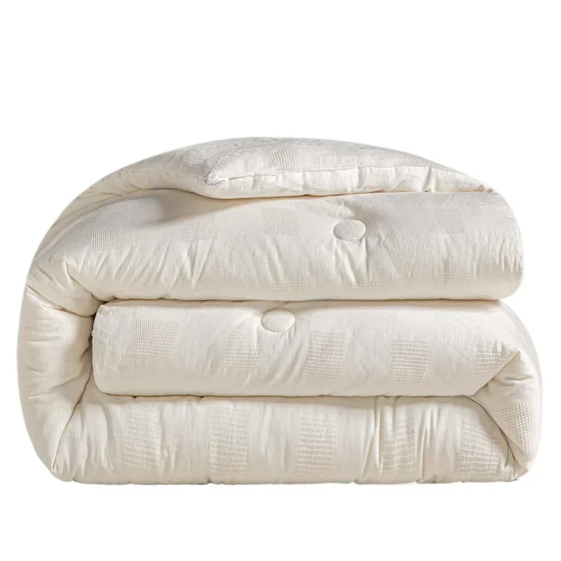 Class A Cotton Jacquard Soybean Pure Cotton Soybean Fiber Quilt Core Thickened Winter Cotton Spring and Autumn Quilt
Class A Cotton Jacquard Soybean Pure Cotton Soybean Fiber Quilt Core Thickened Winter Cotton Spring and Autumn Quilt
