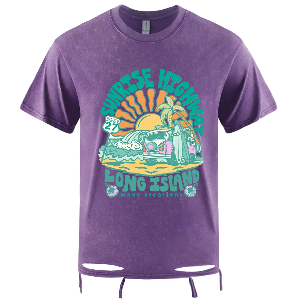 Sunrise Highway Long Island Design Men Washed Holes T Shirts Summer O-Neck T-Shirt Cotton Creative Top Casual Unisex Streetwear
Sunrise Highway Long Island Design Men Washed Holes T Shirts Summer O-Neck T-Shirt Cotton Creative Top Casual Unisex Streetwear
