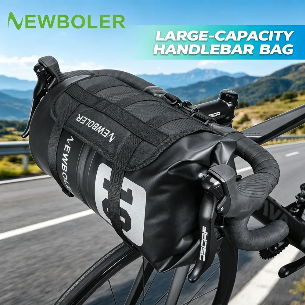 10/15L Set NEWBOLER Bike Handlebar Bag Waterproof Cycling Front Frame Storage Bag PVC Bike Storage Pack MTB Road Bike Pannier
10/15L Set NEWBOLER Bike Handlebar Bag Waterproof Cycling Front Frame Storage Bag PVC Bike Storage Pack MTB Road Bike Pannier