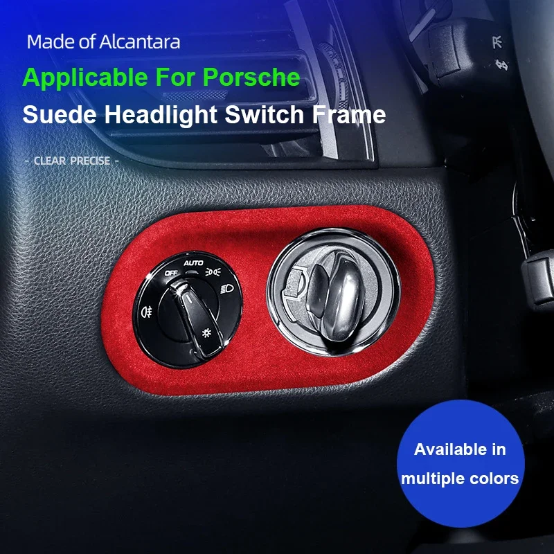 For Porsche Macan 2014-2020 Alcantara Suede Car Headlight Adjustment Switch Decorative Frame Protective Panel Accessory
For Porsche Macan 2014-2020 Alcantara Suede Car Headlight Adjustment Switch Decorative Frame Protective Panel Accessory
