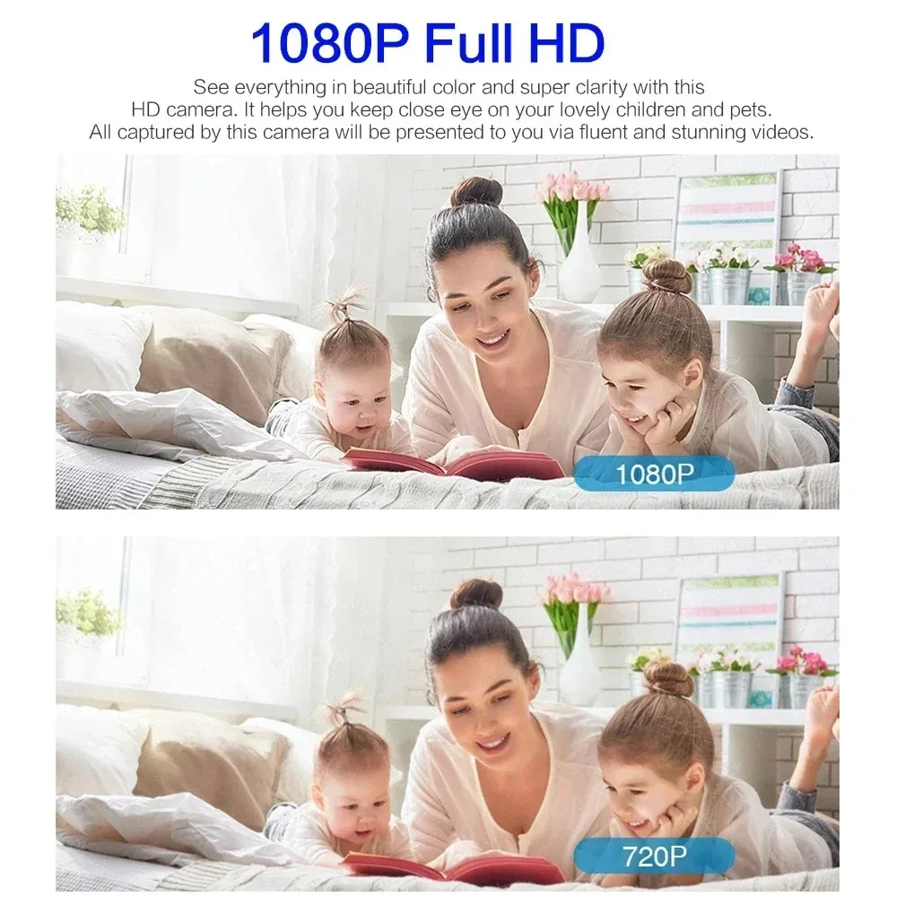 WiFi Camera Safety Monitor Mini 1080P HD Camcorders Indoors Night Version Video Intelligent Camera Security Protection 2026 New
WiFi Camera Safety Monitor Mini 1080P HD Camcorders Indoors Night Version Video Intelligent Camera Security Protection 2026 New