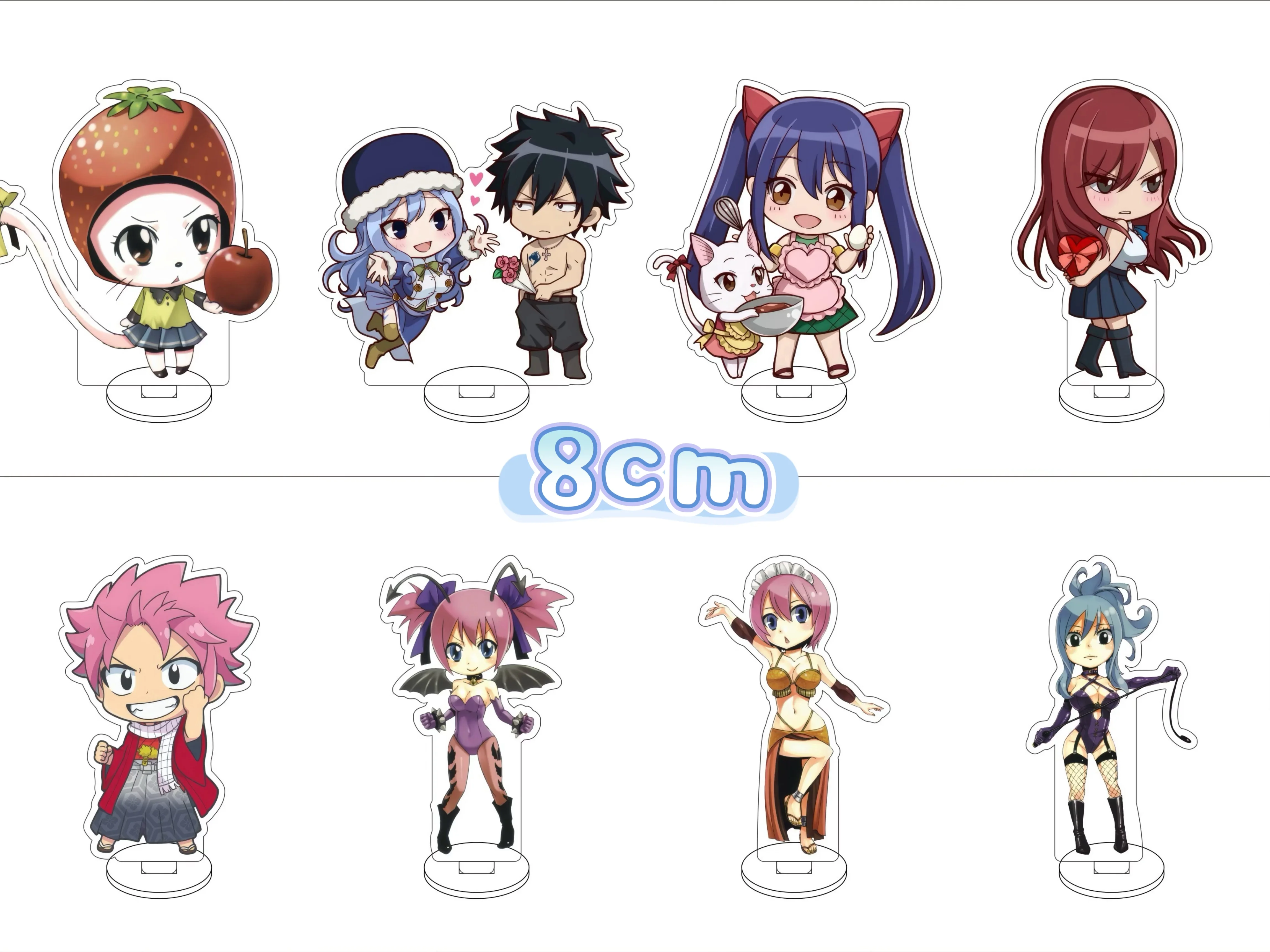 8cm kawaii Anime FAIRY TAIL Acrylic Stand Model Ornament Accessories Goods Collection Prop Decor present Fan Gifts
8cm kawaii Anime FAIRY TAIL Acrylic Stand Model Ornament Accessories Goods Collection Prop Decor present Fan Gifts