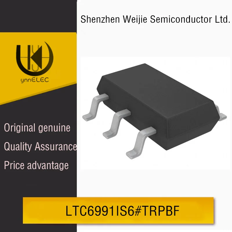 Original LTC6991IS6#TRPBF TimerBlox® Oscillator | 1kHz-1MHz Prog | ±1.5% Acc | TSOT-23-6
Original LTC6991IS6#TRPBF TimerBlox® Oscillator | 1kHz-1MHz Prog | ±1.5% Acc | TSOT-23-6