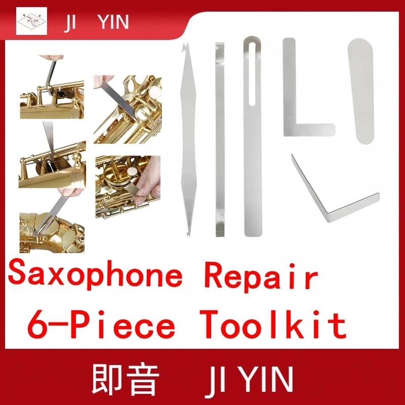 Stainless Steel Saxophone Repair 6-Piece Kit - Multi-Woodwind Maintenance Tool for Saxophone, Flute, Piccolo & Clarinet
Stainless Steel Saxophone Repair 6-Piece Kit - Multi-Woodwind Maintenance Tool for Saxophone, Flute, Piccolo & Clarinet