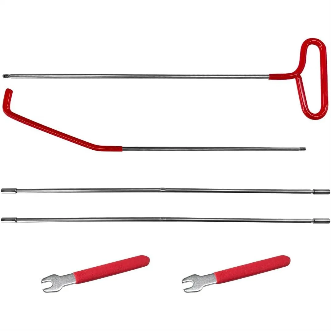 Long Reach Automotive Tool, 67" Adjustable Multi-Function Emergency Pin Puller Hook Kit for Car Repair Accessories - Red
Long Reach Automotive Tool, 67" Adjustable Multi-Function Emergency Pin Puller Hook Kit for Car Repair Accessories - Red