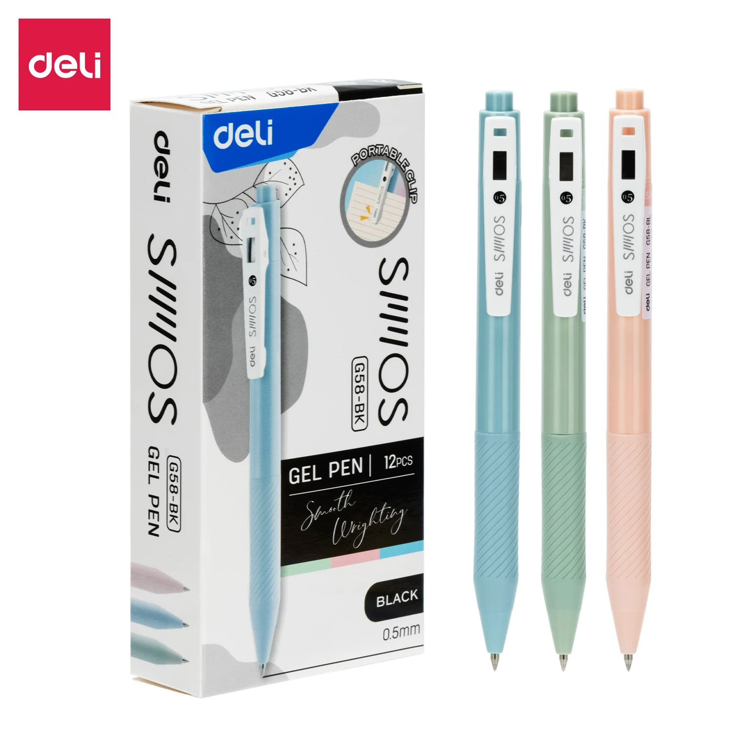 Deli 12 PCS Ballpoint Pen 0.5 MM Office Gel Pn 12PCS/Box Smoothing Writing Low Viscosity Ink Writing Pens Office Stationery
Deli 12 PCS Ballpoint Pen 0.5 MM Office Gel Pn 12PCS/Box Smoothing Writing Low Viscosity Ink Writing Pens Office Stationery