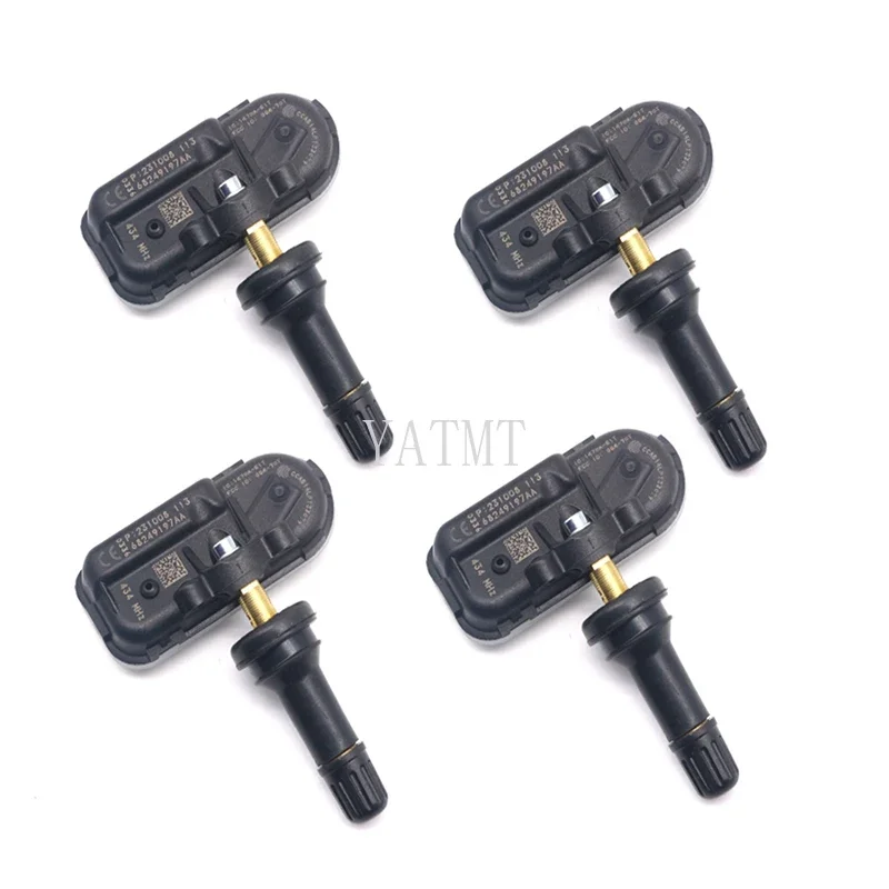 YMTMT 4 шт. Датчик давления в шинах TPMS 68249197 AA 433 МГц для Dodge Ram, для Jeep Cherokee, для Ram 1500
YMTMT 4 шт. Датчик давления в шинах TPMS 68249197 AA 433 МГц для Dodge Ram, для Jeep Cherokee, для Ram 1500