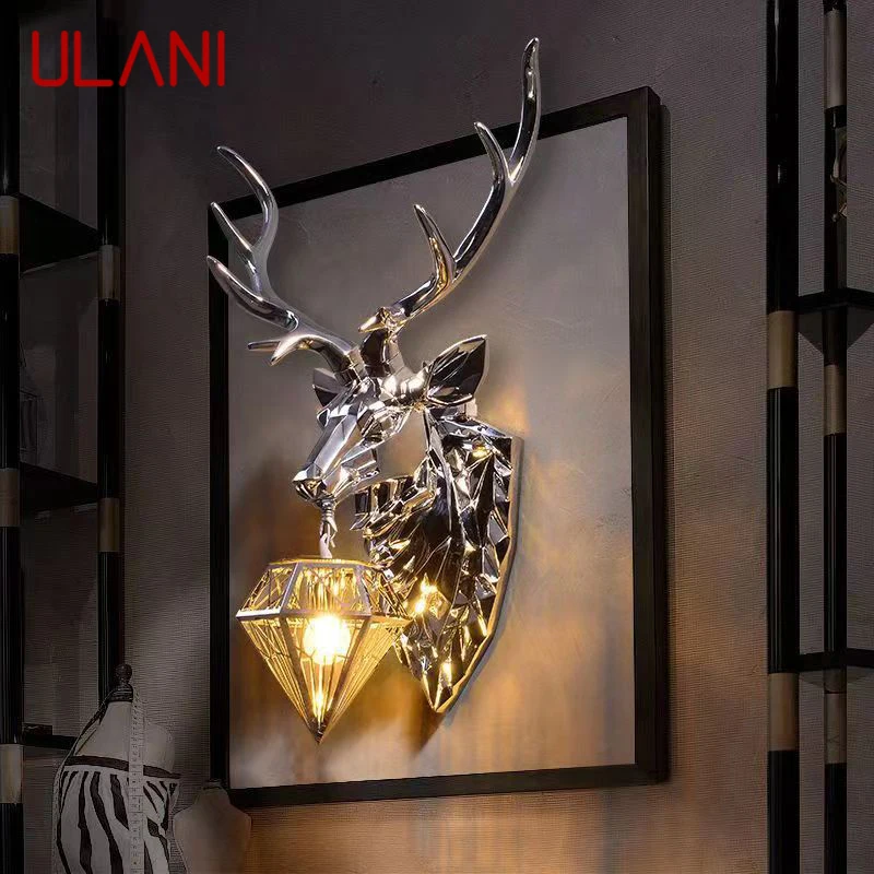 ULANI Contemporary Golden Deer Wall Lamp Personalized And Creative Living Room Bedroom Hallway Aisle Decoration Light
ULANI Contemporary Golden Deer Wall Lamp Personalized And Creative Living Room Bedroom Hallway Aisle Decoration Light