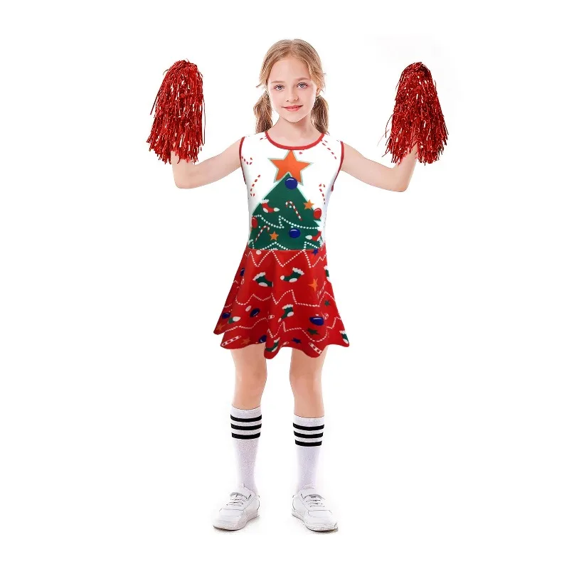Рождественский детский наряд для черлидинга, экспортная поставка, футбольная юбка для черлидинга для девочек, женское групповое платье для выступлений
Рождественский детский наряд для черлидинга, экспортная поставка, футбольная юбка для черлидинга для девочек, женское групповое платье для выступлений