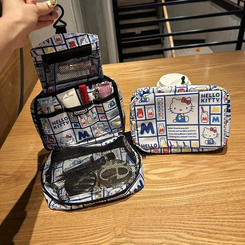 Japanese hello kitty cute cat large capacity folding toiletries bag travel waterproof makeup storage bag women birthday gift
Japanese hello kitty cute cat large capacity folding toiletries bag travel waterproof makeup storage bag women birthday gift