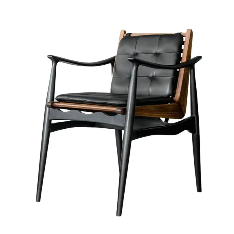 Modern Nordic Solid Wood Armchair Hotel Restaurant Black Leather Dining Chair Luxury Banquet Wedding Event Chair
Modern Nordic Solid Wood Armchair Hotel Restaurant Black Leather Dining Chair Luxury Banquet Wedding Event Chair