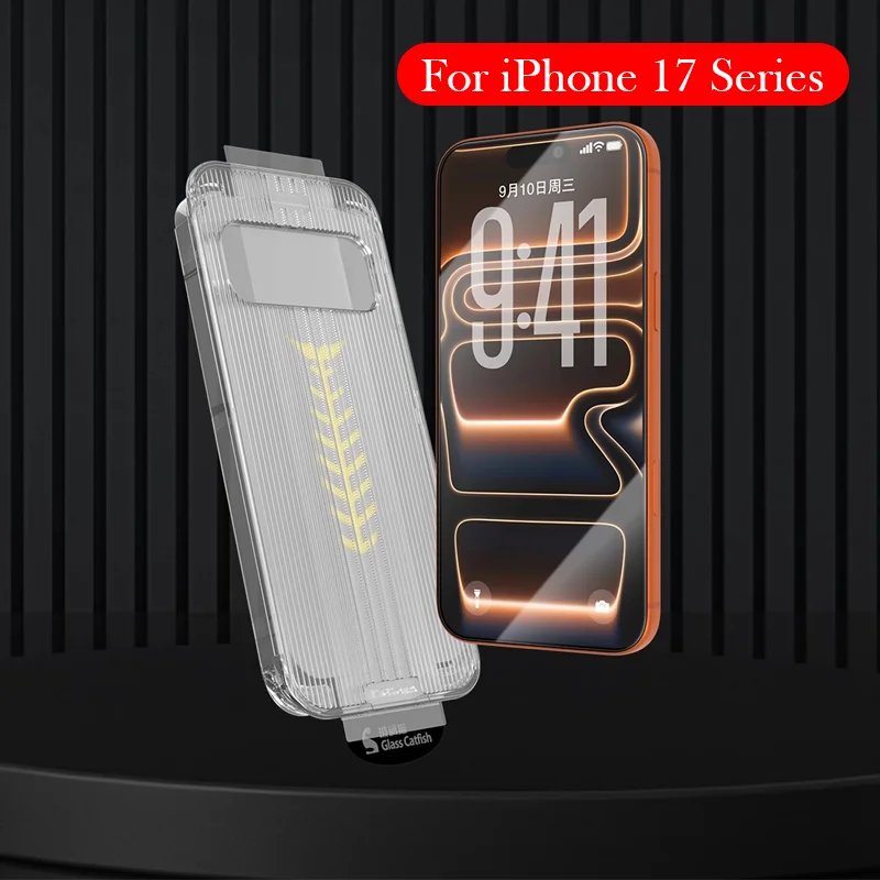 No Black Border Tempered Glass For iPhone 17 Pro Max Screen Protector Cover Film
No Black Border Tempered Glass For iPhone 17 Pro Max Screen Protector Cover Film
