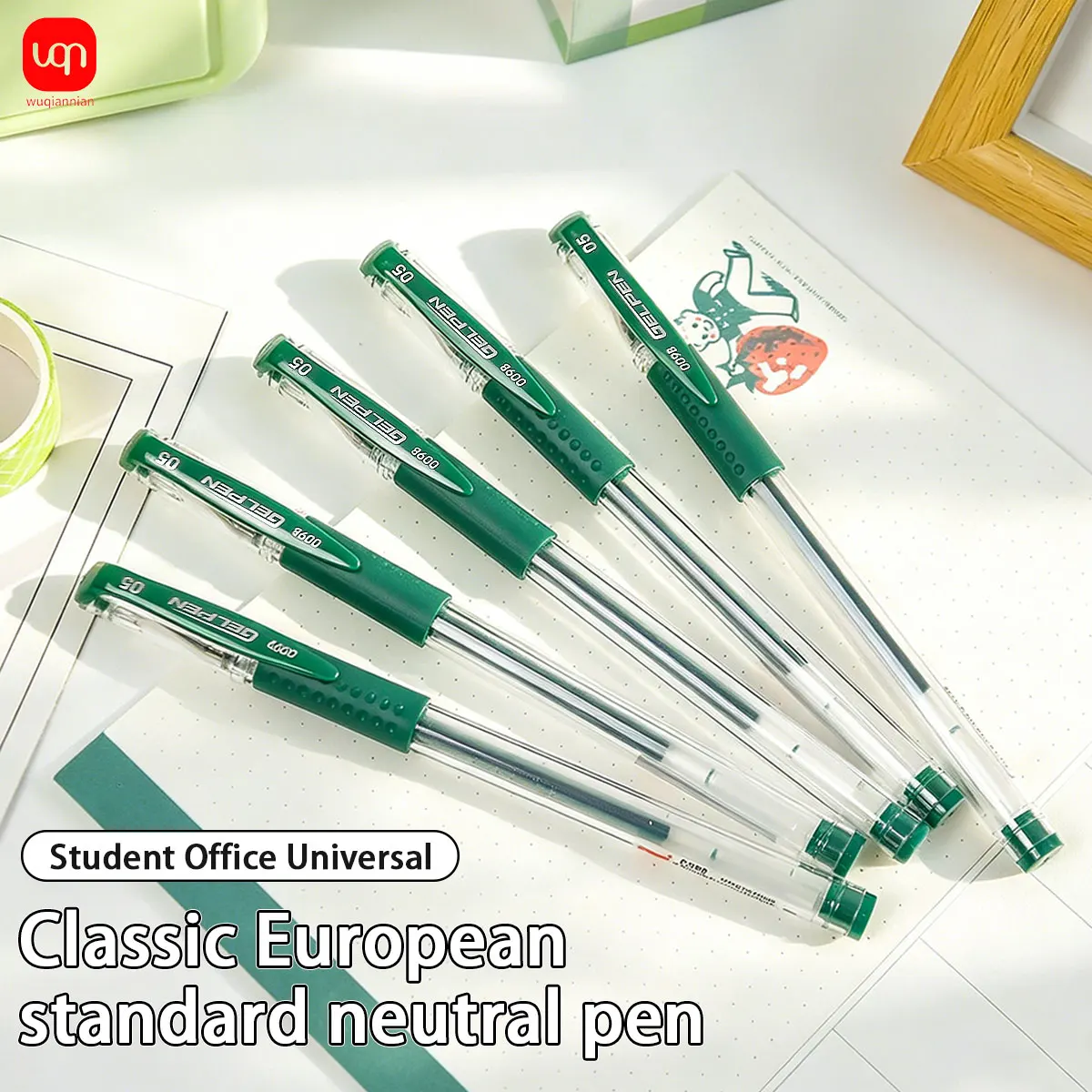 WQN-12PCS/24PCS 0.5mm Bullet Tip Gel Pens Smooth Writing Comfortable Grip Multi-Color Ink School Stationery Office Supplies
WQN-12PCS/24PCS 0.5mm Bullet Tip Gel Pens Smooth Writing Comfortable Grip Multi-Color Ink School Stationery Office Supplies