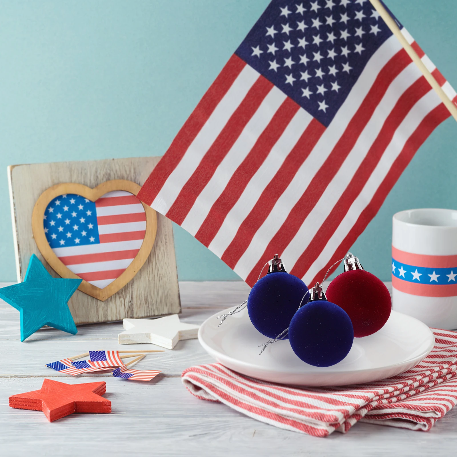 24 Pcs Balls 4CM Independence Day Decorative Ornaments for Party Home Restaurant Festive Supplies Reusable Pendant
24 Pcs Balls 4CM Independence Day Decorative Ornaments for Party Home Restaurant Festive Supplies Reusable Pendant