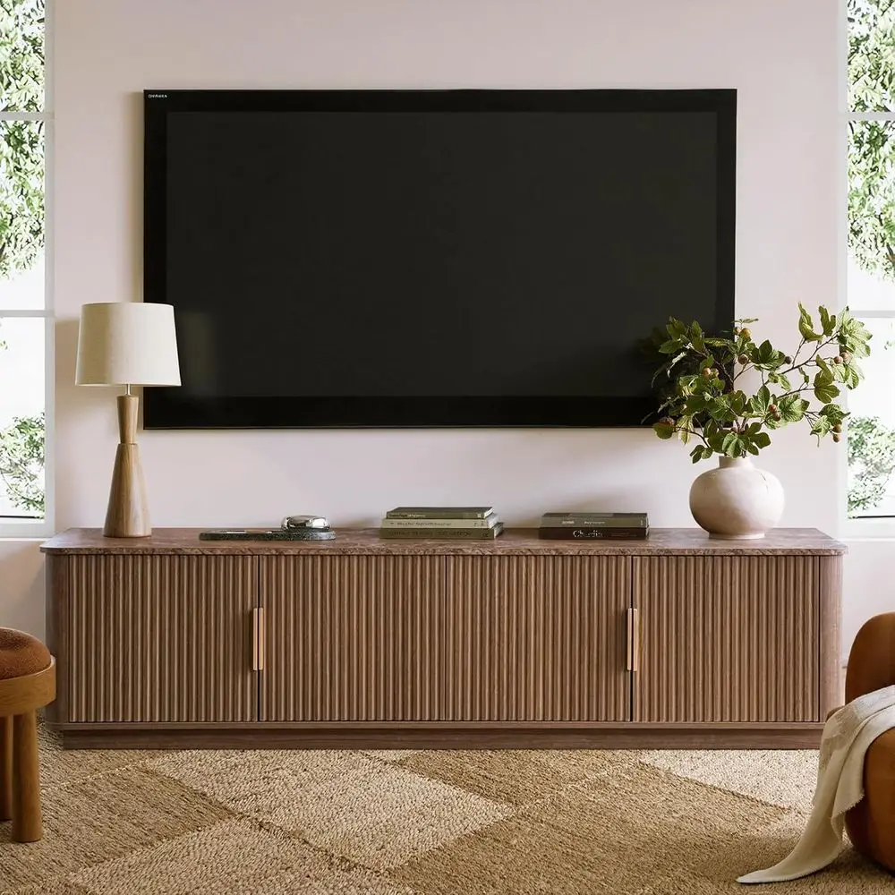 71 TV Stand or 80 TV, Modern Entertainment Center with Marble Top, Curved Design, Minimalist Media Console with Storage for Livi
71 TV Stand or 80 TV, Modern Entertainment Center with Marble Top, Curved Design, Minimalist Media Console with Storage for Livi