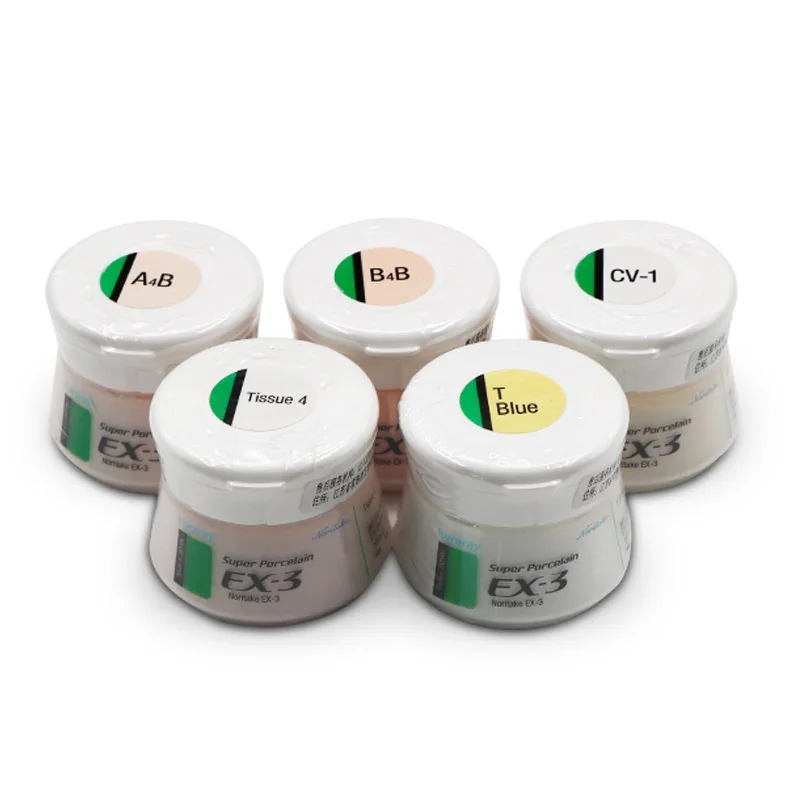 50g Noritake EX-3 Super Body Porcelain Powder Kuraray Noritake EX-3 Porcelain Powder Dental Lab Porcelain Powder
50g Noritake EX-3 Super Body Porcelain Powder Kuraray Noritake EX-3 Porcelain Powder Dental Lab Porcelain Powder