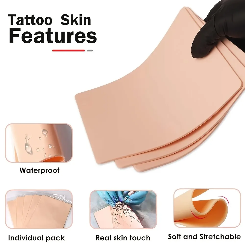 3mm Thickness Tattoo Practice Skin Blank Fake Tattoo Skin for Permanent Makeup Tattoo Beginner Exercise Tool Tattoo Accessories
3mm Thickness Tattoo Practice Skin Blank Fake Tattoo Skin for Permanent Makeup Tattoo Beginner Exercise Tool Tattoo Accessories