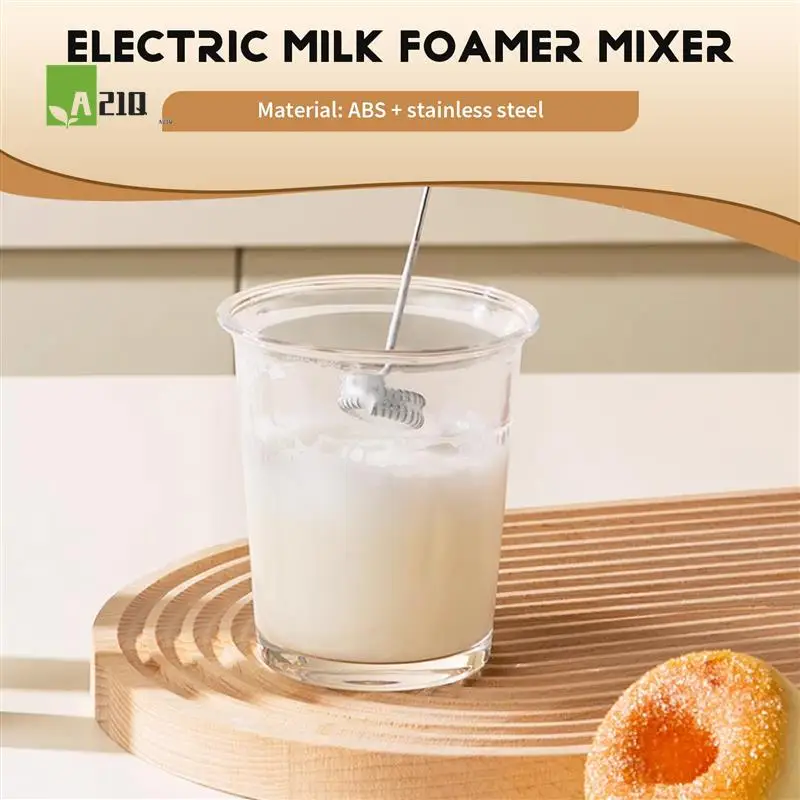 A21Q -Milk Frother Handheld Coffee Frother Electric Whisk, USB Rechargeable Foam Maker Bubbler Egg Beater For Hot Chocolate
A21Q -Milk Frother Handheld Coffee Frother Electric Whisk, USB Rechargeable Foam Maker Bubbler Egg Beater For Hot Chocolate