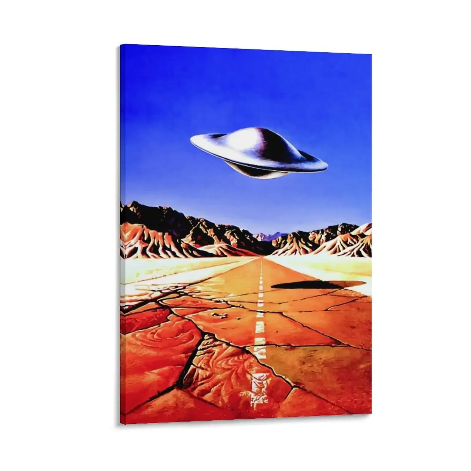 UFO Desert Highway - Vintage Sci-Fi Art Canvas Painting anime decoration anime posters ornaments for home
UFO Desert Highway - Vintage Sci-Fi Art Canvas Painting anime decoration anime posters ornaments for home