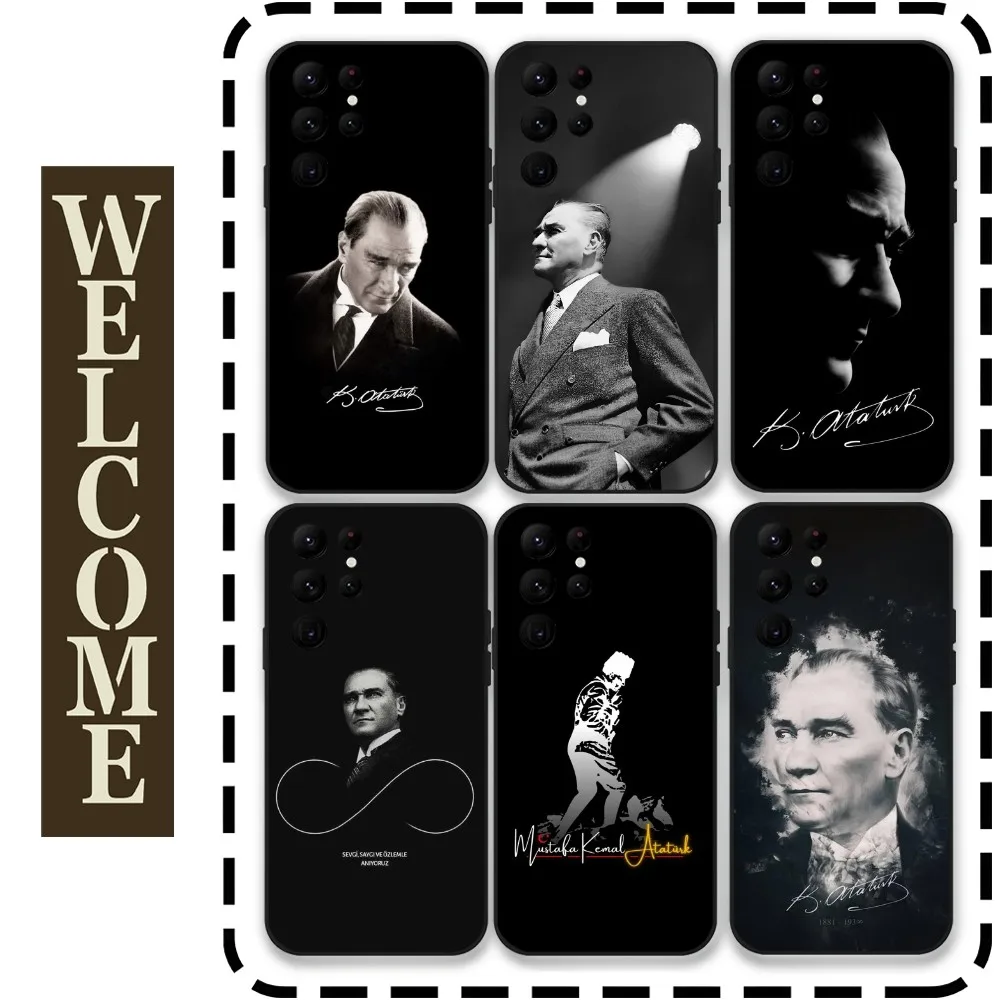 M-Mustafa Kemal A-Ataturk Phone Case for Samsung Galaxy S24 Ultra S22 S23 Ultra S21 S20 5G Protective Silicone TPU Funda
M-Mustafa Kemal A-Ataturk Phone Case for Samsung Galaxy S24 Ultra S22 S23 Ultra S21 S20 5G Protective Silicone TPU Funda