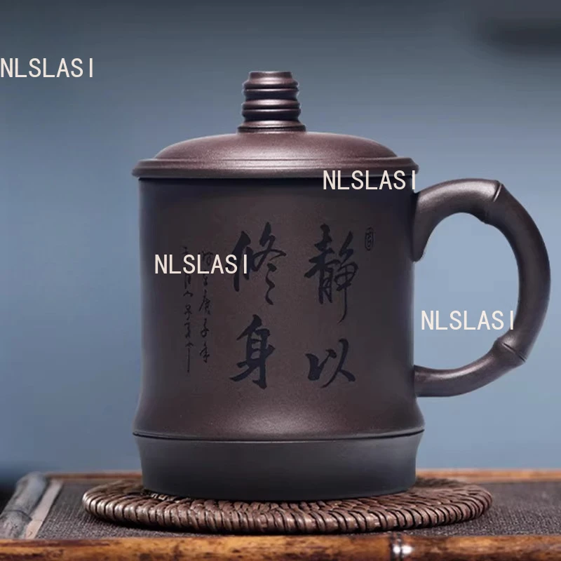 550 мл Исинская фиолетовая глиняная чайная чашка, мужская офисная специальная чашка с крышкой, большая емкость, бытовая чайная чашка, посуда для питья
550 мл Исинская фиолетовая глиняная чайная чашка, мужская офисная специальная чашка с крышкой, большая емкость, бытовая чайная чашка, посуда для питья