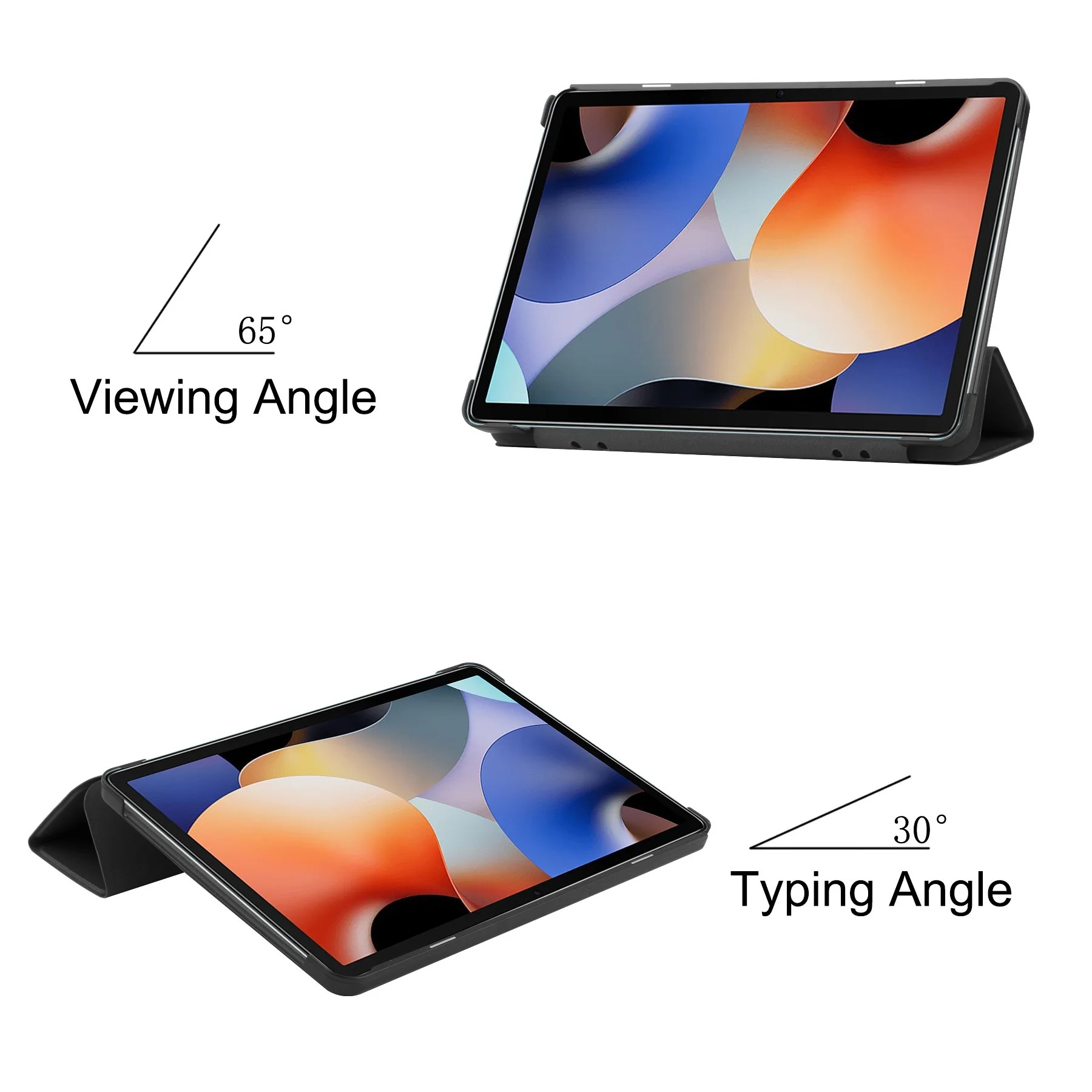 Stand Case for 10.1" Teclast P30S/P40 HD 2022/M40 Plus 2022 Tablet, Tri-fold Slim Durable Portable Protector with Hard Shell
Stand Case for 10.1" Teclast P30S/P40 HD 2022/M40 Plus 2022 Tablet, Tri-fold Slim Durable Portable Protector with Hard Shell
