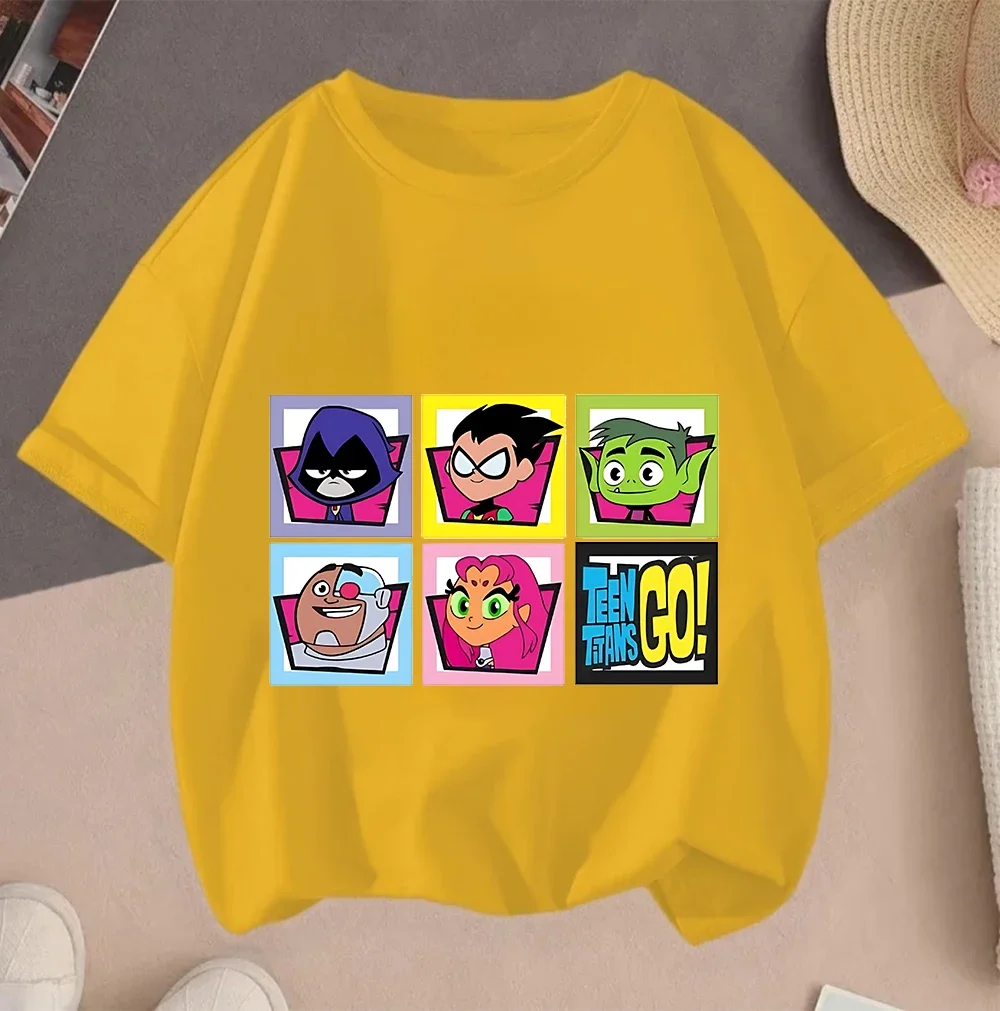 Летняя модная футболка Teen Titans Go для детей, мальчиков и девочек, повседневный стиль с круглым вырезом
Летняя модная футболка Teen Titans Go для детей, мальчиков и девочек, повседневный стиль с круглым вырезом
