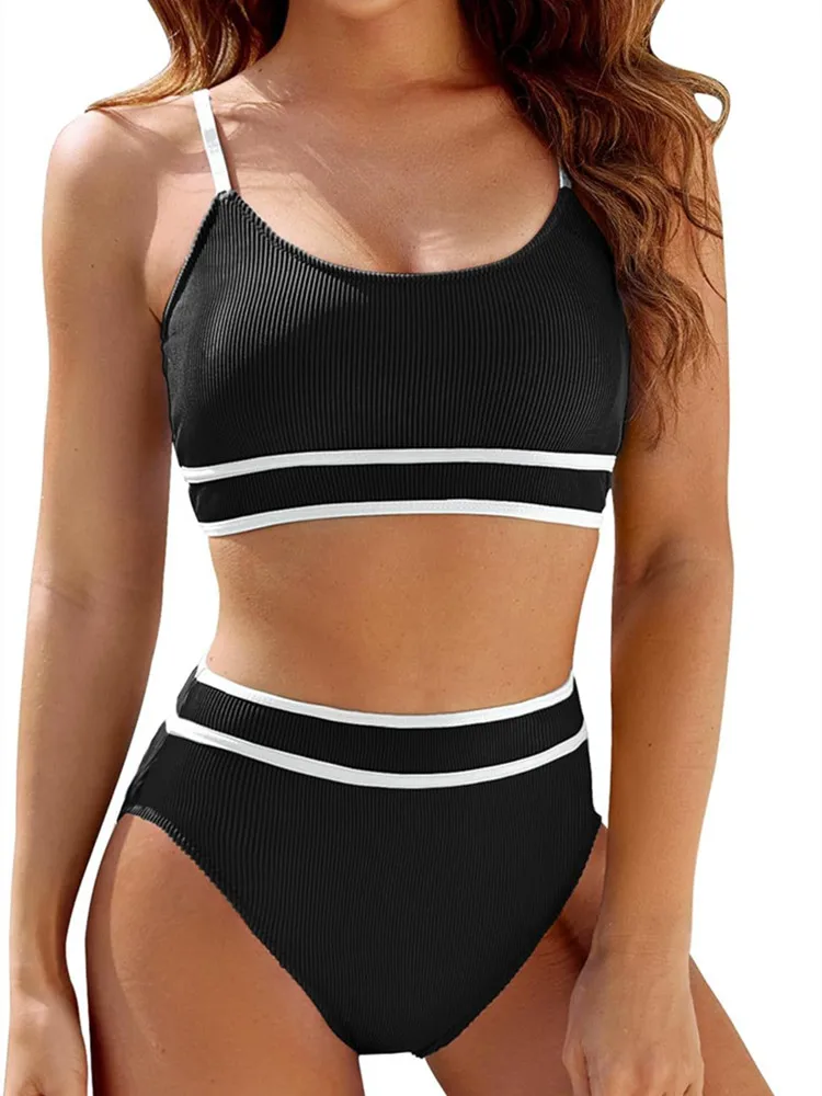 Sport Sexy Bikini Set Women's Swimsuit 2025 Swimwear High Waist Two Piece Swimsuit Beachwear Bathing Suit Vacation Monokini
Sport Sexy Bikini Set Women's Swimsuit 2025 Swimwear High Waist Two Piece Swimsuit Beachwear Bathing Suit Vacation Monokini