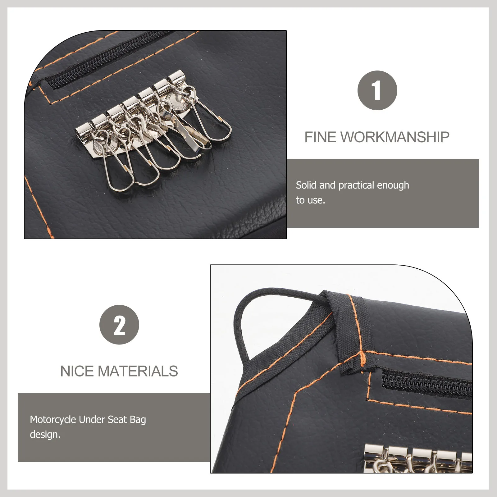 Motorbike Saddle Bags Multifunctional Seat Cushion Tool Toolbox Motorcycle under Pouch
Motorbike Saddle Bags Multifunctional Seat Cushion Tool Toolbox Motorcycle under Pouch