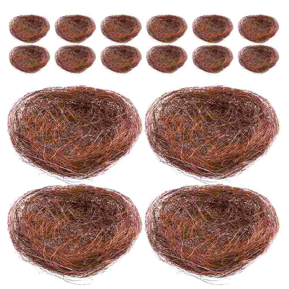 16 Pcs Birdbath Bird's Nest Plate Decoration Toy for Crafts Accessories Birdhouse
16 Pcs Birdbath Bird's Nest Plate Decoration Toy for Crafts Accessories Birdhouse