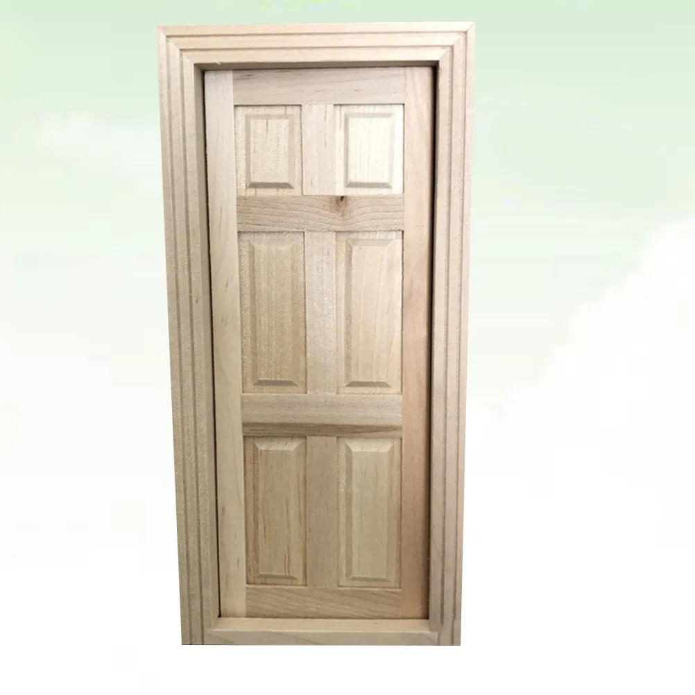 DIY Mini Wooden Door for Dollhouse Decoration Solid Natural Wood Craft Kit Lightweight Detailed Room Decor Kids Home Art
DIY Mini Wooden Door for Dollhouse Decoration Solid Natural Wood Craft Kit Lightweight Detailed Room Decor Kids Home Art