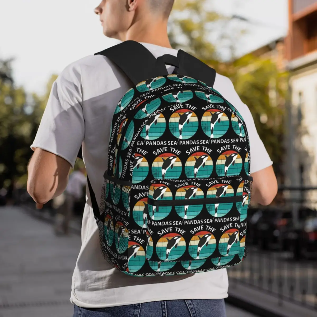 Save The Sea Pandas Retro Orca Killer Whale Gift Backpack Daypack Large Capacity BookBag School Bag Shoulder Bags for Men Women
Save The Sea Pandas Retro Orca Killer Whale Gift Backpack Daypack Large Capacity BookBag School Bag Shoulder Bags for Men Women