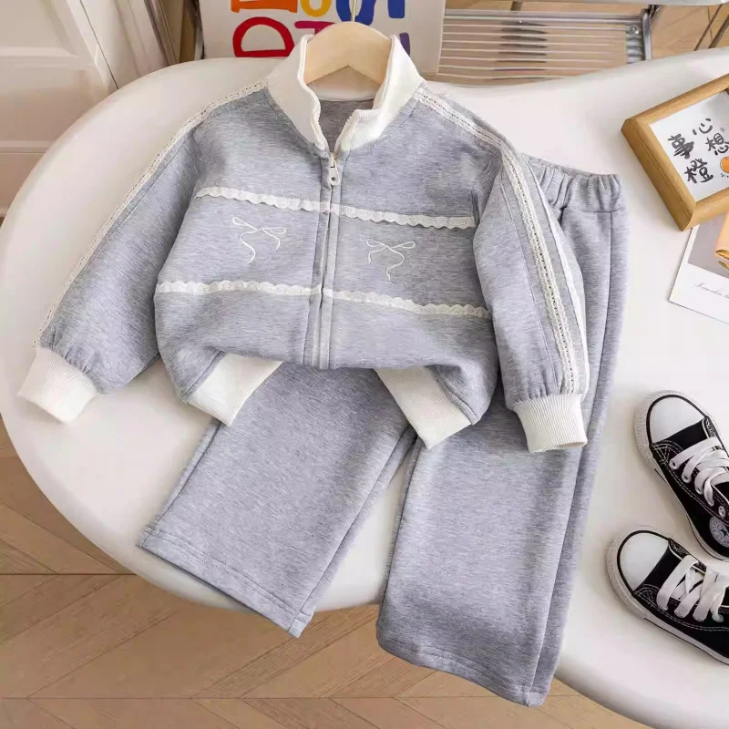 Girl Suit Casual Autumn2024Spring and Autumn New Western Princess Style Korean Style Baby Coat Little Kids' Two-Piece Suit
Girl Suit Casual Autumn2024Spring and Autumn New Western Princess Style Korean Style Baby Coat Little Kids' Two-Piece Suit