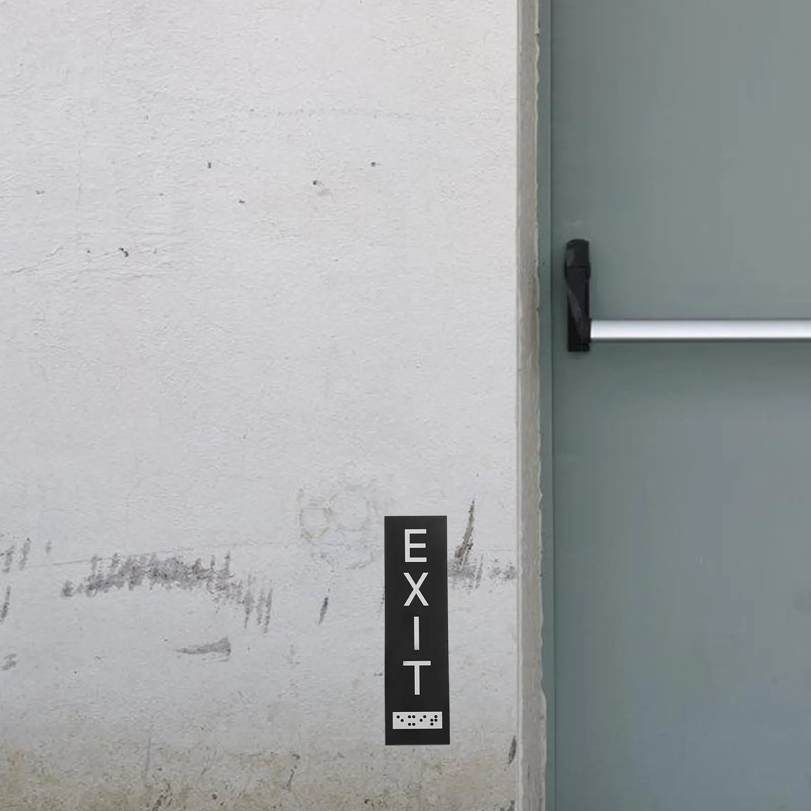 Braille Self-Adhesive Exit Sign Corridor Safety Sign for Malls Supermarkets Workplaces Hospitals Bright Clear Font Fade
Braille Self-Adhesive Exit Sign Corridor Safety Sign for Malls Supermarkets Workplaces Hospitals Bright Clear Font Fade