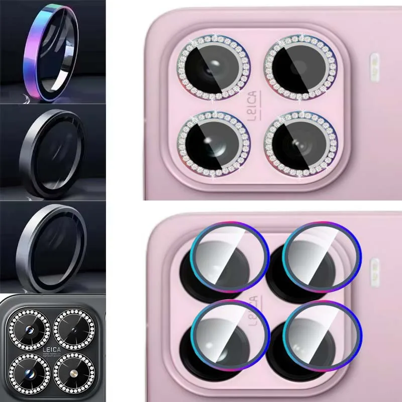for Xiaomi 17 Lens Protector Rhinestone Metal Ring+Tempered Glass Cap Camera Protective Cover Artificial Crystal Hard Film 
for Xiaomi 17 Lens Protector Rhinestone Metal Ring+Tempered Glass Cap Camera Protective Cover Artificial Crystal Hard Film