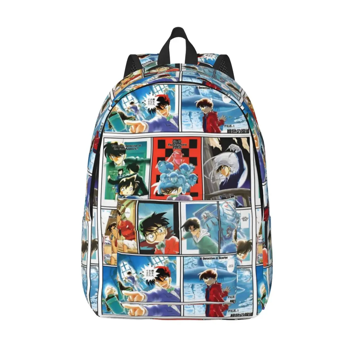 Рюкзак Detective Conan Edit с цветными страницами, легкий школьный дорожный рюкзак Shinichi, японский рюкзак для мужчин и женщин, сумка через плечо для ноутбука
Рюкзак Detective Conan Edit с цветными страницами, легкий школьный дорожный рюкзак Shinichi, японский рюкзак для мужчин и женщин, сумка через плечо для ноутбука