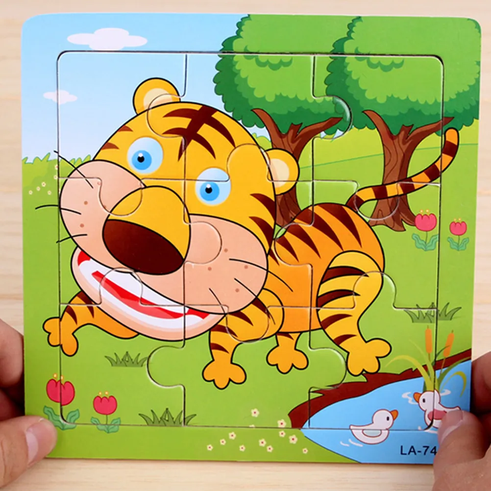 4Pcs Animal Wooden Chunky Puzzle Colorful Educational Equipment for Toddler Preschool Kids Sturdy Wood Hand Eye Coordination
4Pcs Animal Wooden Chunky Puzzle Colorful Educational Equipment for Toddler Preschool Kids Sturdy Wood Hand Eye Coordination