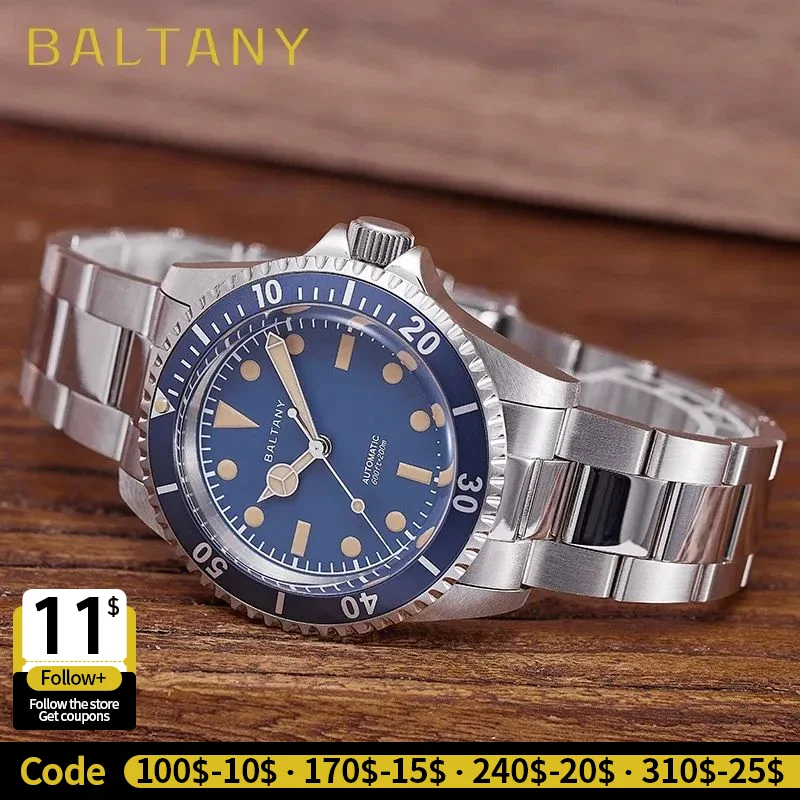 Baltany S3043 39MM Dive Watch Man Luxury ST2130 Automatic Wristwatch Waterproof 20Bar Bracelet Retro Mechanical Sports Watches
Baltany S3043 39MM Dive Watch Man Luxury ST2130 Automatic Wristwatch Waterproof 20Bar Bracelet Retro Mechanical Sports Watches