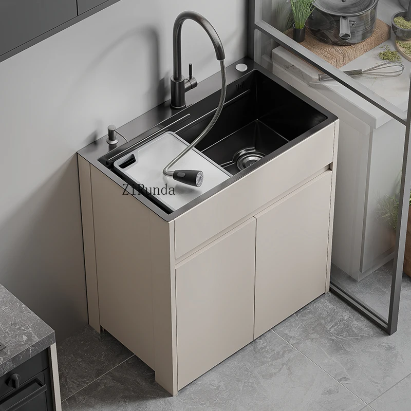 Кухонная многофункциональная одинарная раковина, утолщенная большая одинарная раковина, встроенный шкаф для посудомоечной машины
Кухонная многофункциональная одинарная раковина, утолщенная большая одинарная раковина, встроенный шкаф для посудомоечной машины