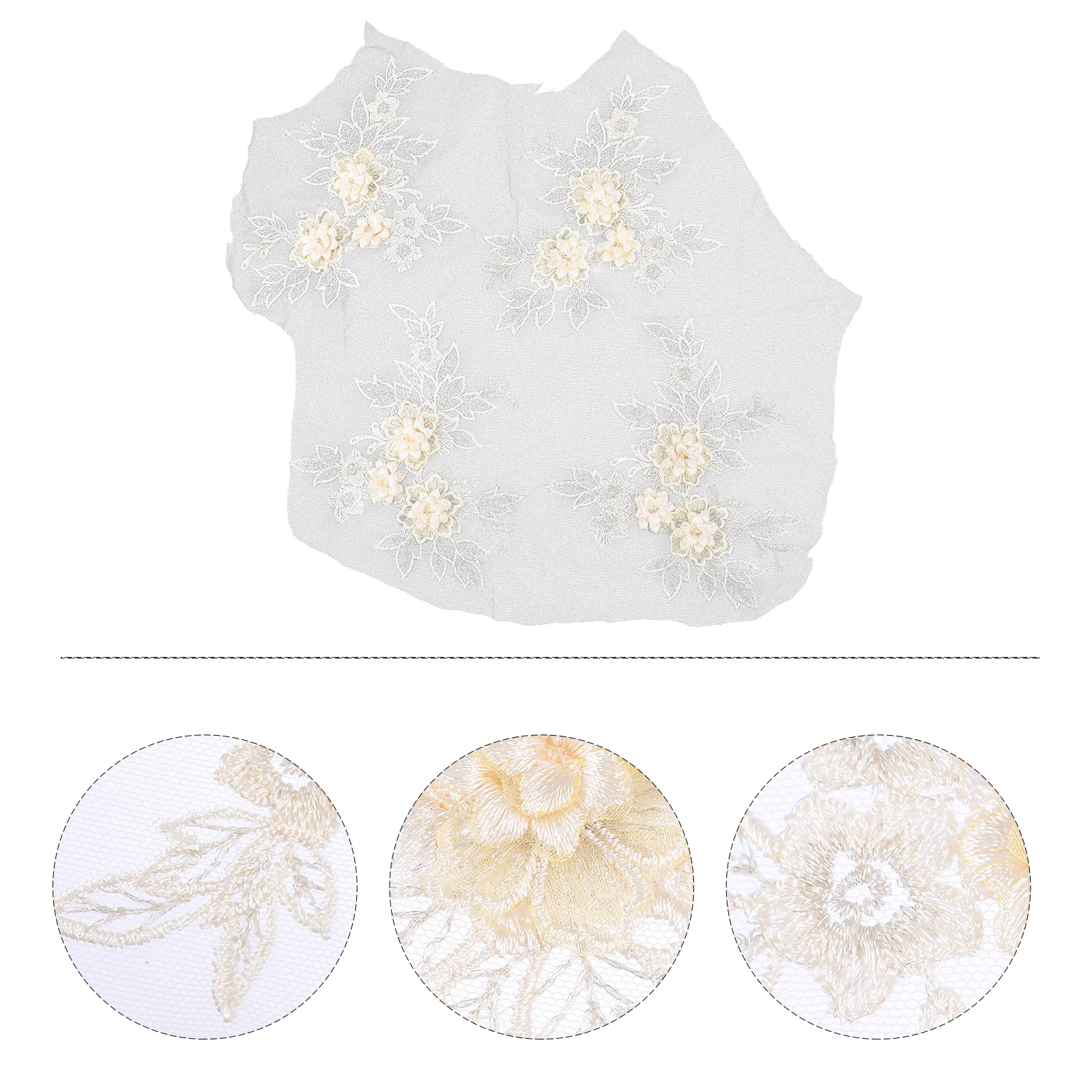 4 Pcs Polyester Embroidery Flower Patches Safe Durable Material Decorative Sew On DIY Projects Dresses Skirts Bags Jeans Hats
4 Pcs Polyester Embroidery Flower Patches Safe Durable Material Decorative Sew On DIY Projects Dresses Skirts Bags Jeans Hats