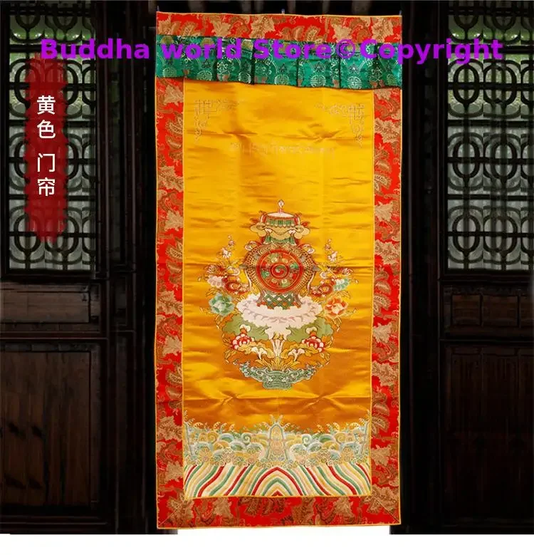 Wholesale Buddhist supplie # Asia Nepal Tibet Buddhism Eight auspicious symbol Embroidery wall Partition Tapestry Door curtain
Wholesale Buddhist supplie # Asia Nepal Tibet Buddhism Eight auspicious symbol Embroidery wall Partition Tapestry Door curtain