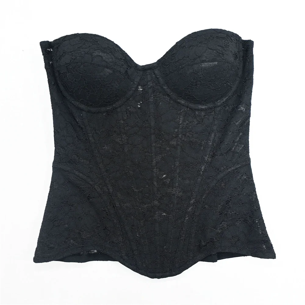 Women's Floral Steel Bone White Lace V-Neck Sexy Sheer Bustier Tops for Everyday Corset Waist Shapewear Lingerie Overbust
Women's Floral Steel Bone White Lace V-Neck Sexy Sheer Bustier Tops for Everyday Corset Waist Shapewear Lingerie Overbust